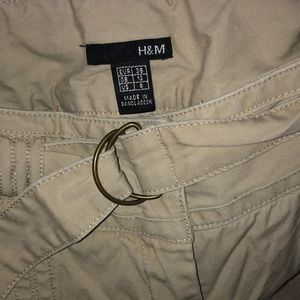 H&M khaki pants size 8 100% Cotton Like New